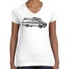Women's Fine Jersey V-Neck Tee Women's Fine Jersey V-Neck Tee Thumbnail