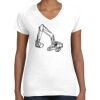 Women's Fine Jersey V-Neck Tee Women's Fine Jersey V-Neck Tee Thumbnail