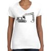 Women's Fine Jersey V-Neck Tee Women's Fine Jersey V-Neck Tee Thumbnail