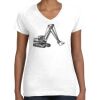 Women's Fine Jersey V-Neck Tee Women's Fine Jersey V-Neck Tee Thumbnail