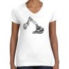 Women's Fine Jersey V-Neck Tee Women's Fine Jersey V-Neck Tee Thumbnail