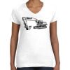 Women's Fine Jersey V-Neck Tee Women's Fine Jersey V-Neck Tee Thumbnail