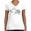 Women's Fine Jersey V-Neck Tee Women's Fine Jersey V-Neck Tee Thumbnail