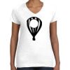 Women's Fine Jersey V-Neck Tee Women's Fine Jersey V-Neck Tee Thumbnail