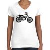 Women's Fine Jersey V-Neck Tee Women's Fine Jersey V-Neck Tee Thumbnail