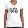 Women's Fine Jersey V-Neck Tee Women's Fine Jersey V-Neck Tee Thumbnail