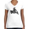 Women's Fine Jersey V-Neck Tee Women's Fine Jersey V-Neck Tee Thumbnail