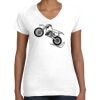 Women's Fine Jersey V-Neck Tee Women's Fine Jersey V-Neck Tee Thumbnail