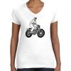 Women's Fine Jersey V-Neck Tee Women's Fine Jersey V-Neck Tee Thumbnail