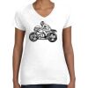 Women's Fine Jersey V-Neck Tee Women's Fine Jersey V-Neck Tee Thumbnail
