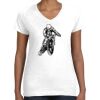 Women's Fine Jersey V-Neck Tee Women's Fine Jersey V-Neck Tee Thumbnail