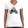 Women's Fine Jersey V-Neck Tee Women's Fine Jersey V-Neck Tee Thumbnail
