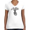 Women's Fine Jersey V-Neck Tee Women's Fine Jersey V-Neck Tee Thumbnail