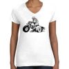 Women's Fine Jersey V-Neck Tee Women's Fine Jersey V-Neck Tee Thumbnail