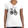 Women's Fine Jersey V-Neck Tee Women's Fine Jersey V-Neck Tee Thumbnail