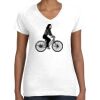 Women's Fine Jersey V-Neck Tee Women's Fine Jersey V-Neck Tee Thumbnail