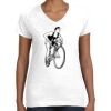 Women's Fine Jersey V-Neck Tee Women's Fine Jersey V-Neck Tee Thumbnail