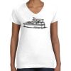 Women's Fine Jersey V-Neck Tee Women's Fine Jersey V-Neck Tee Thumbnail