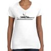 Women's Fine Jersey V-Neck Tee Women's Fine Jersey V-Neck Tee Thumbnail