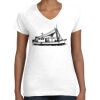Women's Fine Jersey V-Neck Tee Women's Fine Jersey V-Neck Tee Thumbnail