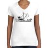 Women's Fine Jersey V-Neck Tee Women's Fine Jersey V-Neck Tee Thumbnail