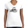Women's Fine Jersey V-Neck Tee Women's Fine Jersey V-Neck Tee Thumbnail