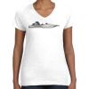 Women's Fine Jersey V-Neck Tee Women's Fine Jersey V-Neck Tee Thumbnail