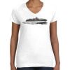 Women's Fine Jersey V-Neck Tee Women's Fine Jersey V-Neck Tee Thumbnail