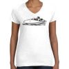 Women's Fine Jersey V-Neck Tee Women's Fine Jersey V-Neck Tee Thumbnail