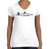 Women's Fine Jersey V-Neck Tee Women's Fine Jersey V-Neck Tee Thumbnail