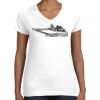 Women's Fine Jersey V-Neck Tee Women's Fine Jersey V-Neck Tee Thumbnail