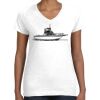 Women's Fine Jersey V-Neck Tee Women's Fine Jersey V-Neck Tee Thumbnail