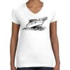 Women's Fine Jersey V-Neck Tee Women's Fine Jersey V-Neck Tee Thumbnail