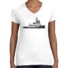 Women's Fine Jersey V-Neck Tee Women's Fine Jersey V-Neck Tee Thumbnail