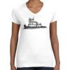 Women's Fine Jersey V-Neck Tee Women's Fine Jersey V-Neck Tee Thumbnail