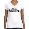 Women's Fine Jersey V-Neck Tee Women's Fine Jersey V-Neck Tee Thumbnail