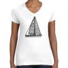 Women's Fine Jersey V-Neck Tee Women's Fine Jersey V-Neck Tee Thumbnail