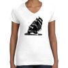 Women's Fine Jersey V-Neck Tee Women's Fine Jersey V-Neck Tee Thumbnail