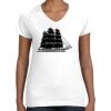 Women's Fine Jersey V-Neck Tee Women's Fine Jersey V-Neck Tee Thumbnail