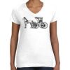Women's Fine Jersey V-Neck Tee Women's Fine Jersey V-Neck Tee Thumbnail