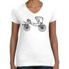 Women's Fine Jersey V-Neck Tee Women's Fine Jersey V-Neck Tee Thumbnail