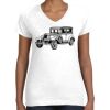 Women's Fine Jersey V-Neck Tee Women's Fine Jersey V-Neck Tee Thumbnail