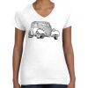 Women's Fine Jersey V-Neck Tee Women's Fine Jersey V-Neck Tee Thumbnail