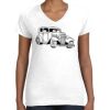Women's Fine Jersey V-Neck Tee Women's Fine Jersey V-Neck Tee Thumbnail