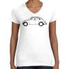 Women's Fine Jersey V-Neck Tee Women's Fine Jersey V-Neck Tee Thumbnail