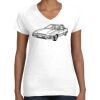 Women's Fine Jersey V-Neck Tee Women's Fine Jersey V-Neck Tee Thumbnail