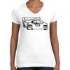 Women's Fine Jersey V-Neck Tee Women's Fine Jersey V-Neck Tee Thumbnail