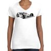 Women's Fine Jersey V-Neck Tee Women's Fine Jersey V-Neck Tee Thumbnail