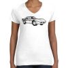 Women's Fine Jersey V-Neck Tee Women's Fine Jersey V-Neck Tee Thumbnail