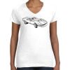 Women's Fine Jersey V-Neck Tee Women's Fine Jersey V-Neck Tee Thumbnail